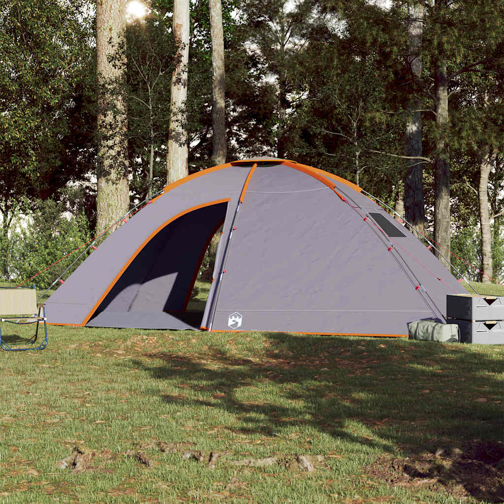 Tente de camping 8 personnes orange imperméable Tentes vidaXL