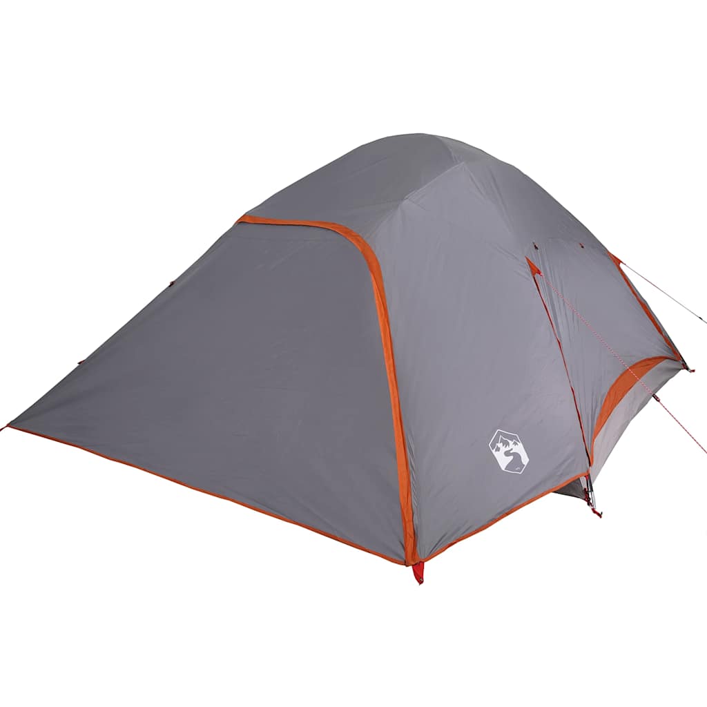 Tente de camping à dôme 4 personnes gris imperméable Tentes vidaXL