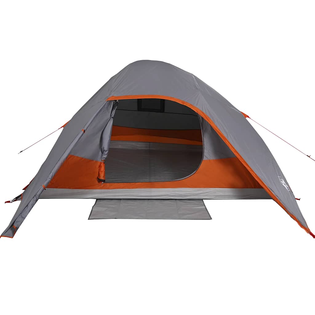 Tente de camping à dôme 4 personnes gris imperméable Tentes vidaXL