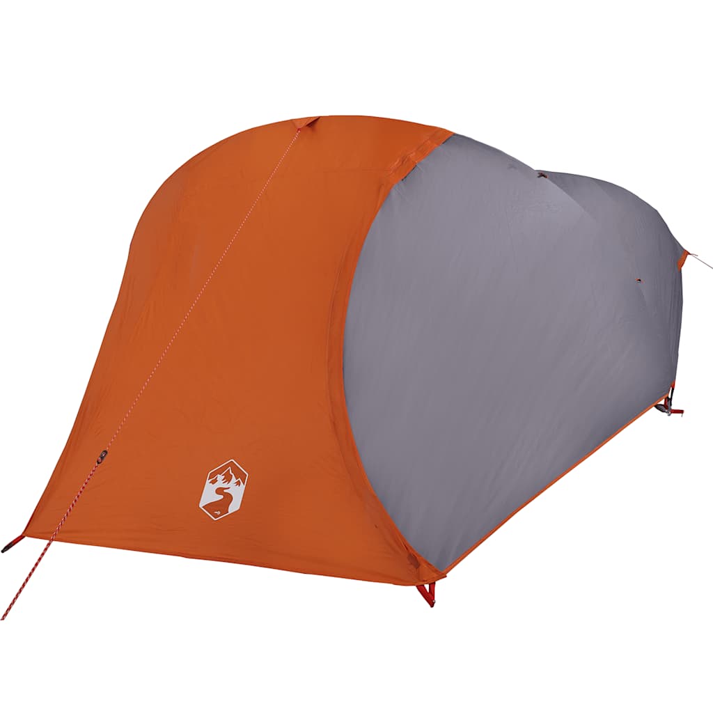 Tente de camping à dôme 4 personnes orange imperméable Tentes vidaXL