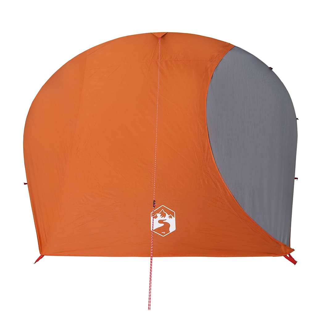 Tente de camping à dôme 4 personnes orange imperméable Tentes vidaXL