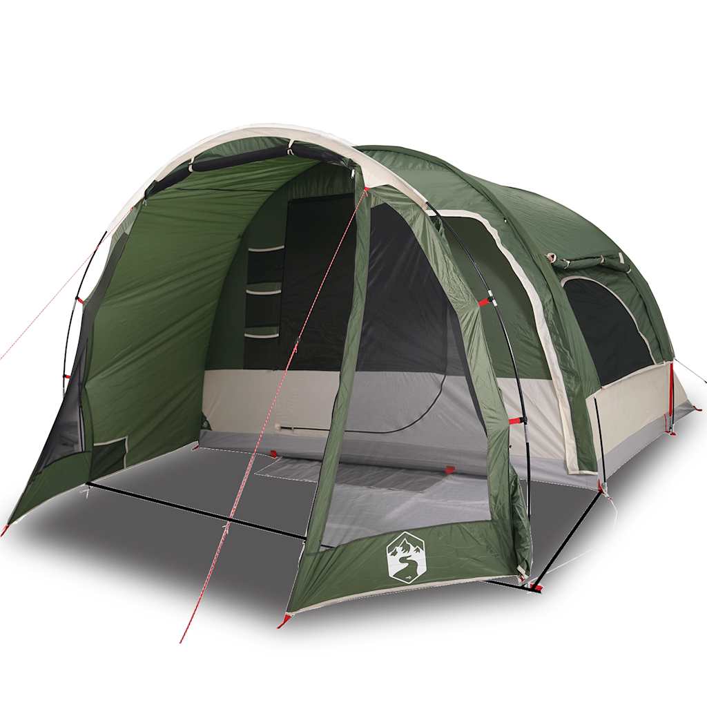Tente familiale 6 personnes vert imperméable Tentes vidaXL