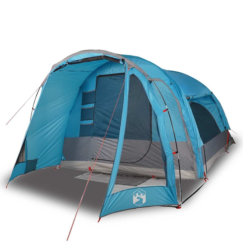 Tente familiale 6 personnes bleu imperméable Tentes vidaXL