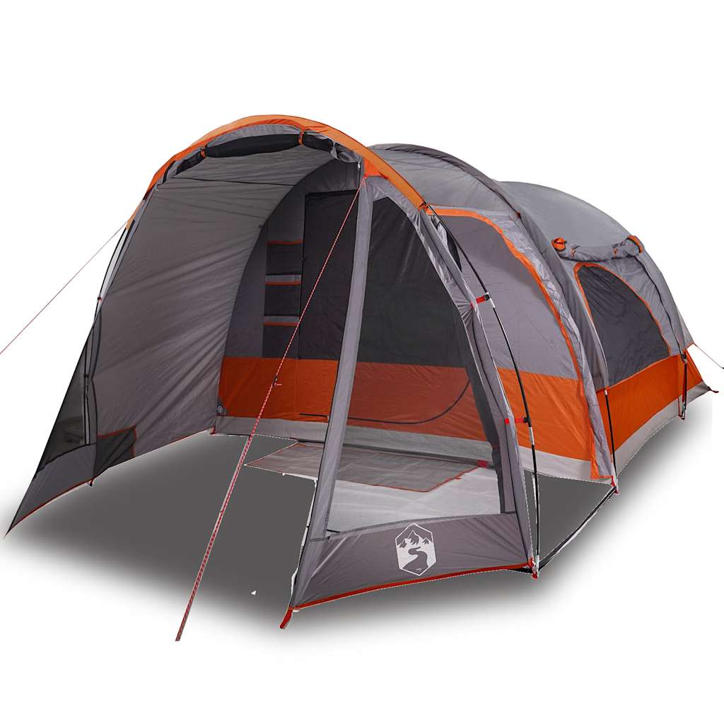 Tente familiale 6 personnes orange imperméable Tentes vidaXL