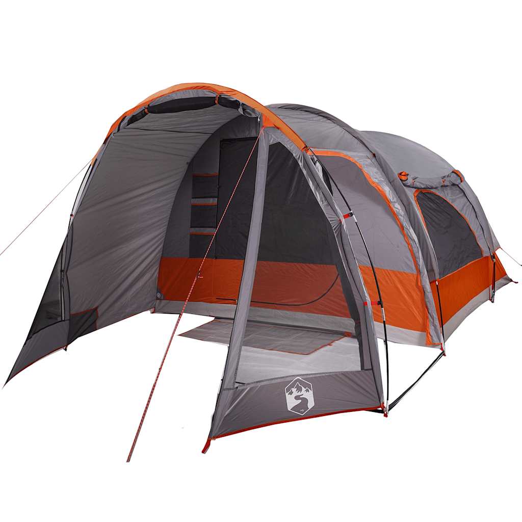 Tente familiale 6 personnes orange imperméable Tentes vidaXL
