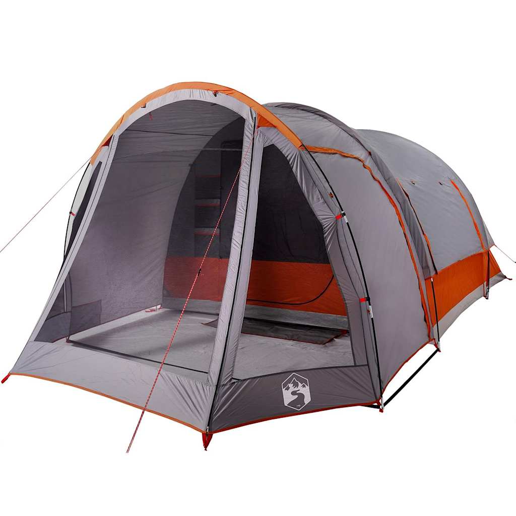 Tente familiale 6 personnes orange imperméable Tentes vidaXL