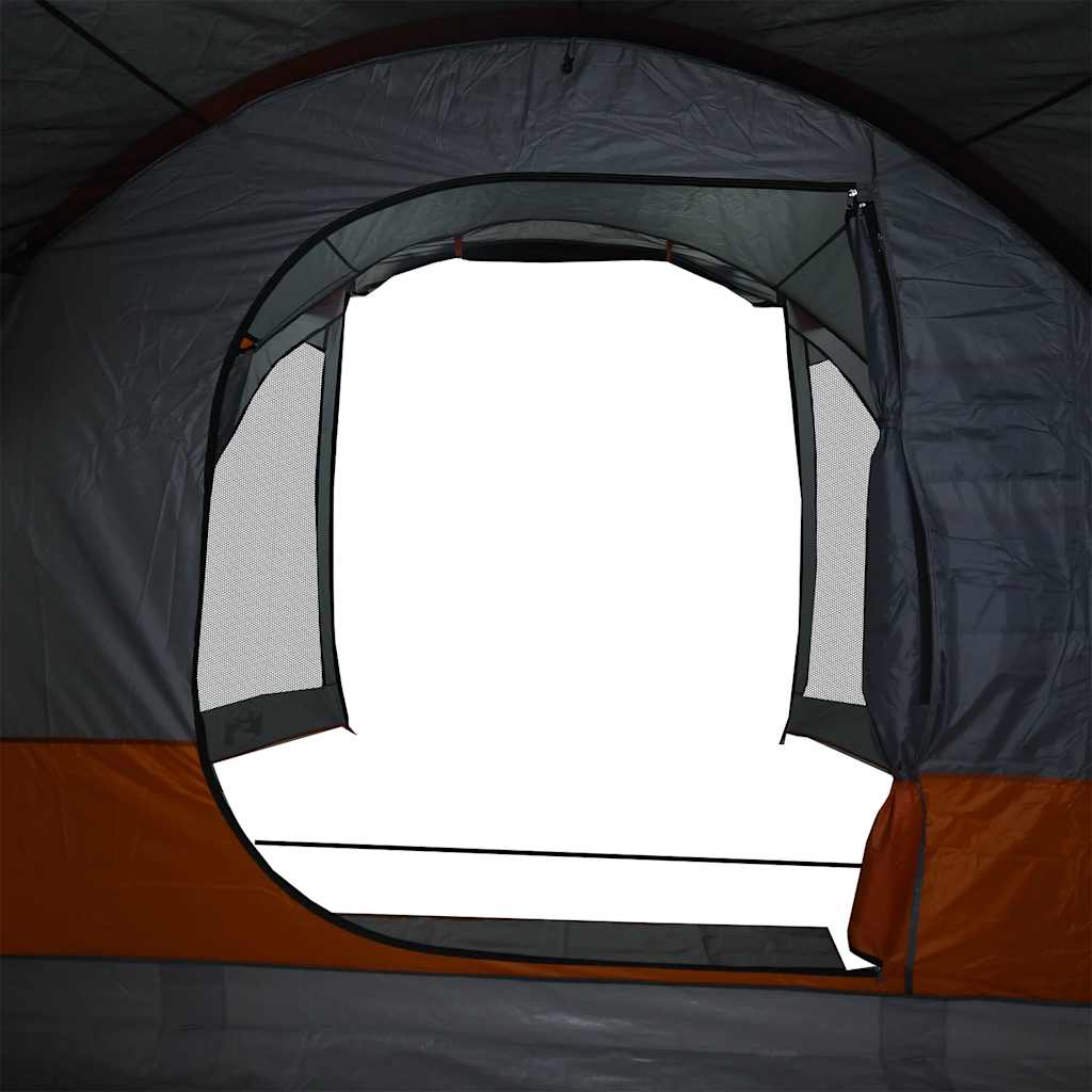 Tente familiale 6 personnes orange imperméable Tentes vidaXL
