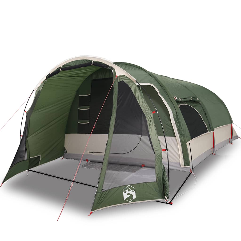 Tente familiale tunnel 8 personnes vert imperméable Tentes vidaXL
