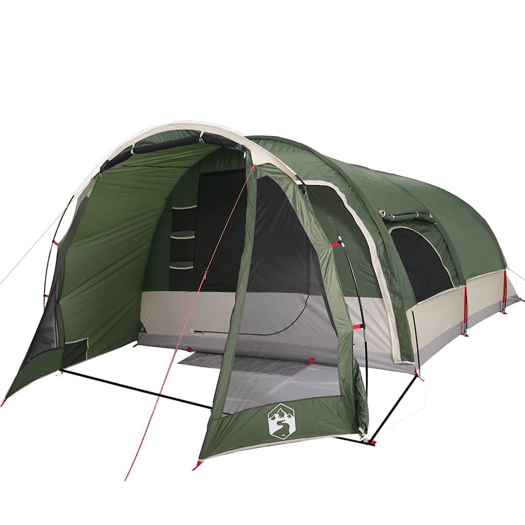 Tente familiale tunnel 8 personnes vert imperméable Tentes vidaXL