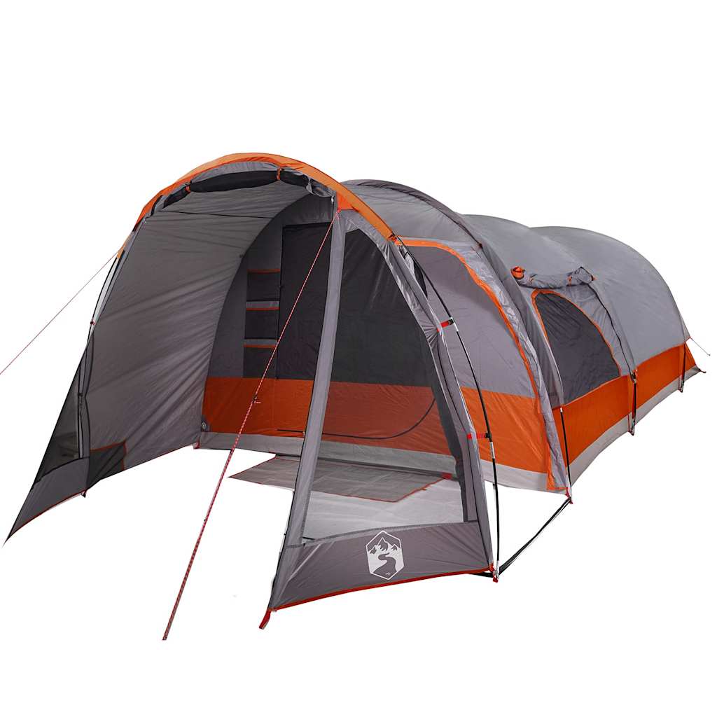 Tente familiale tunnel 8 personnes gris imperméable Tentes vidaXL