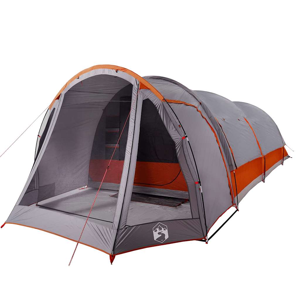 Tente familiale tunnel 8 personnes gris imperméable Tentes vidaXL