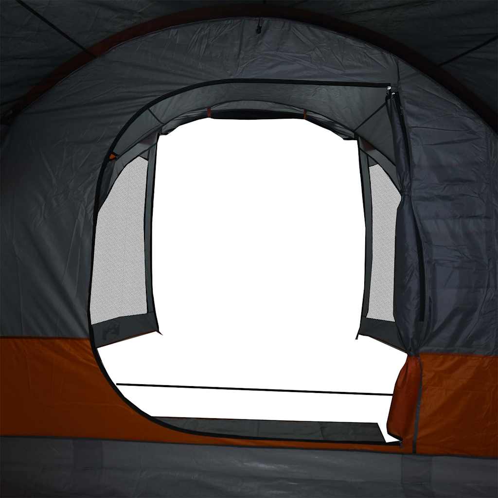 Tente familiale tunnel 8 personnes gris imperméable Tentes vidaXL