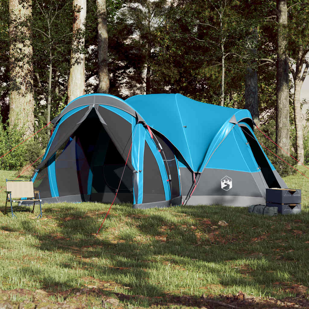 Tente familiale tipi 8 personnes bleu imperméable Tentes vidaXL