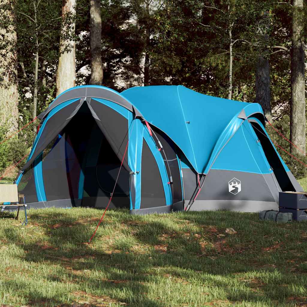 Tente familiale tipi 8 personnes bleu imperméable Tentes vidaXL