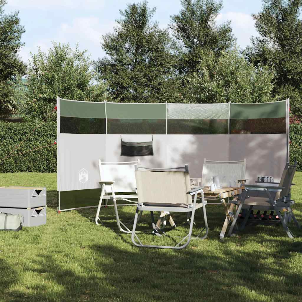 Brise-vent de camping vert 366x152x152 cm imperméable Pare-vents vidaXL