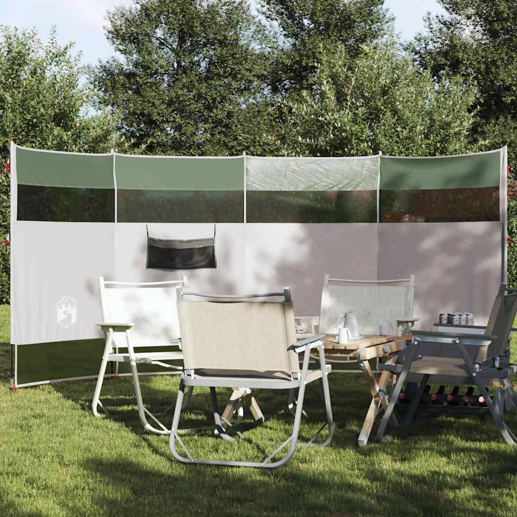 Brise-vent de camping vert 366x152x152 cm imperméable Pare-vents vidaXL