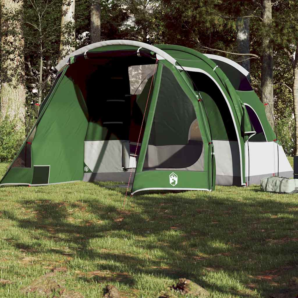 Tente de camping tunnel 4 personnes vert imperméable Tentes vidaXL