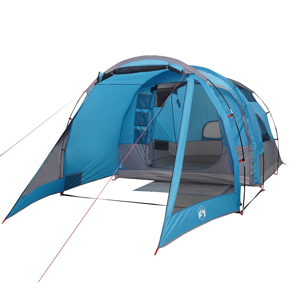 Tente de camping tunnel 4 personnes bleu imperméable Tentes vidaXL