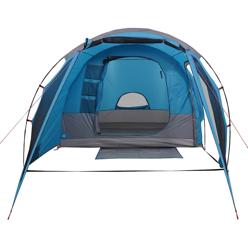 Tente de camping tunnel 4 personnes bleu imperméable Tentes vidaXL