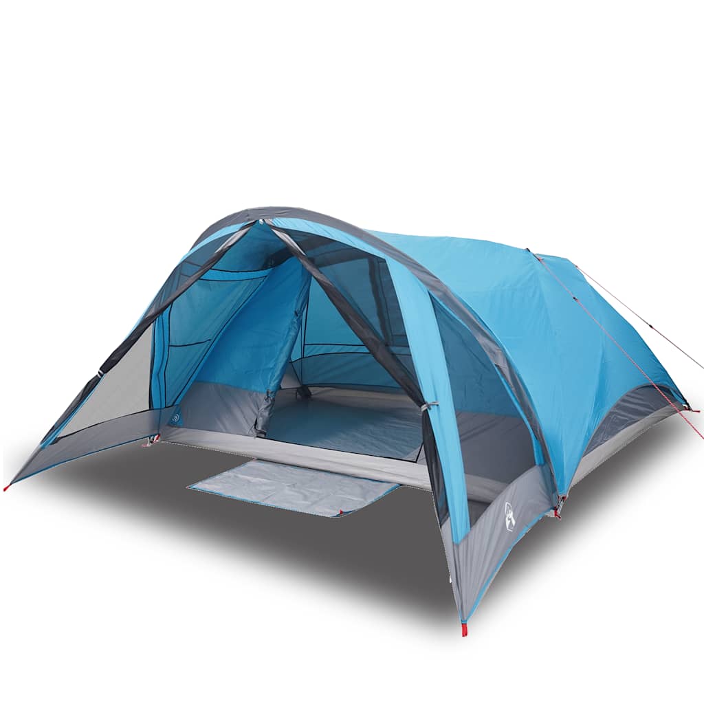 Tente de cabine familiale 6 personnes bleu imperméable Tentes vidaXL