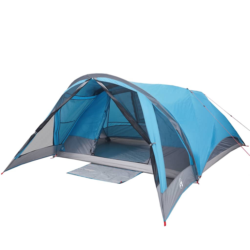 Tente de cabine familiale 6 personnes bleu imperméable Tentes vidaXL