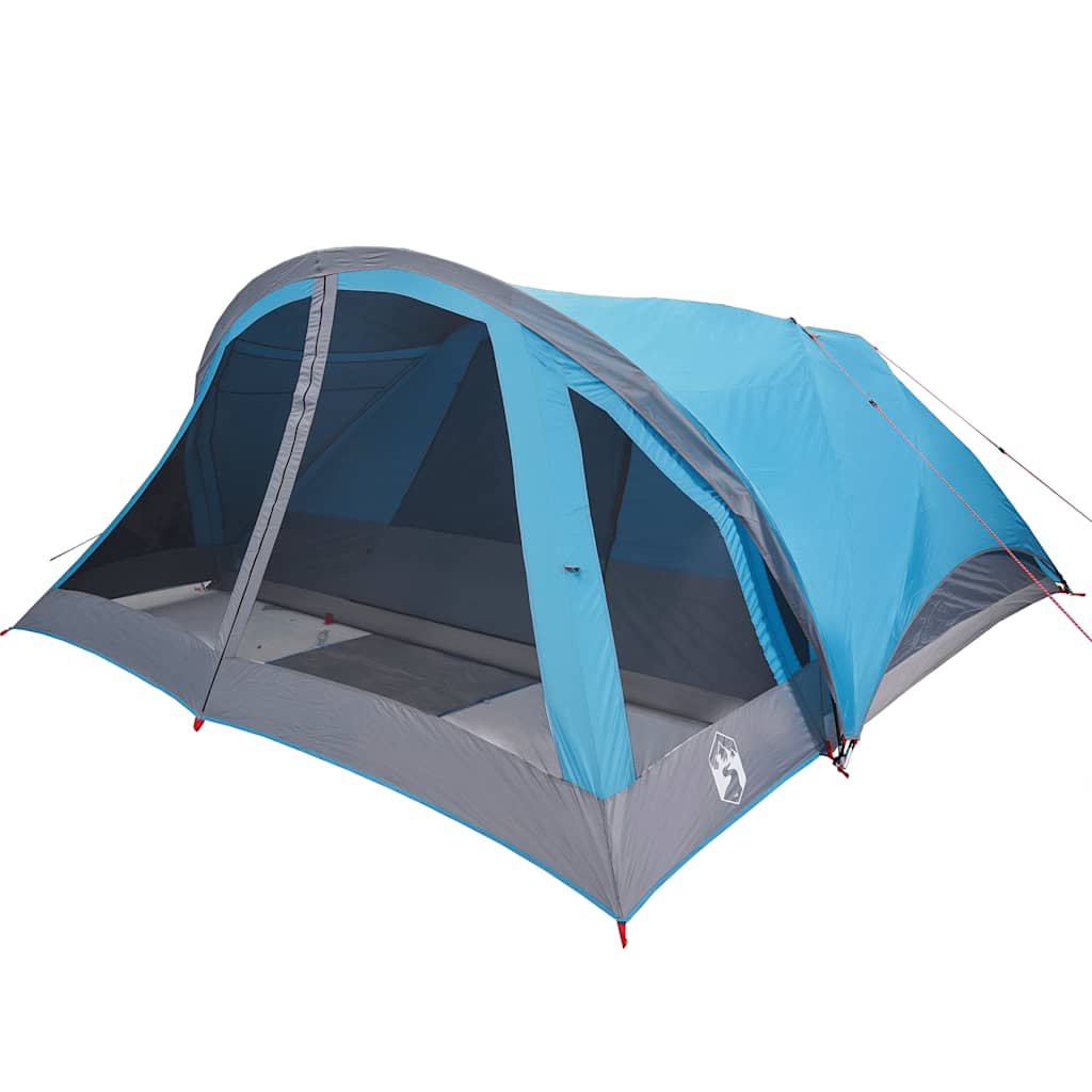 Tente de cabine familiale 6 personnes bleu imperméable Tentes vidaXL