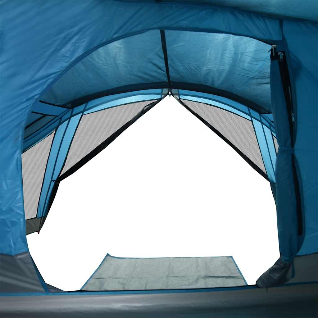 Tente de cabine familiale 6 personnes bleu imperméable Tentes vidaXL