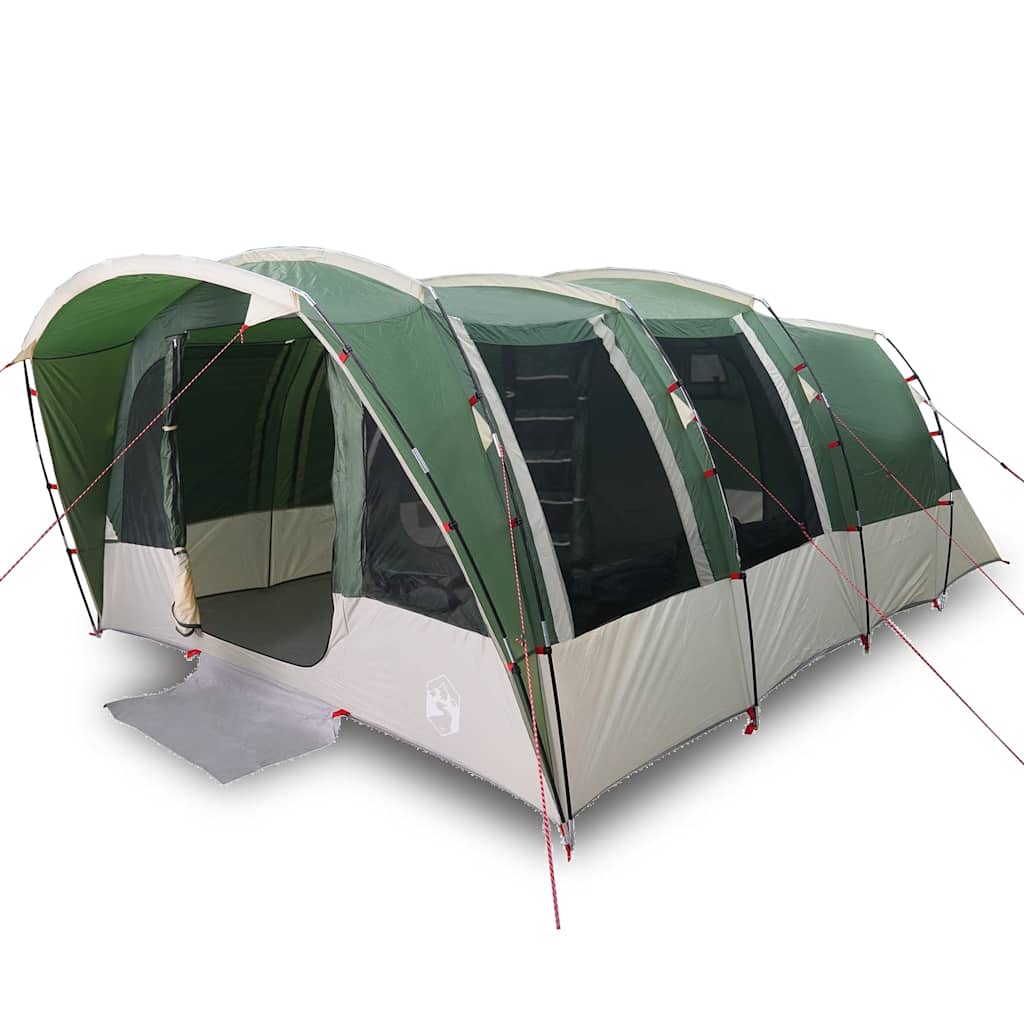 Tente familiale tunnel 8 personnes vert imperméable Tentes vidaXL