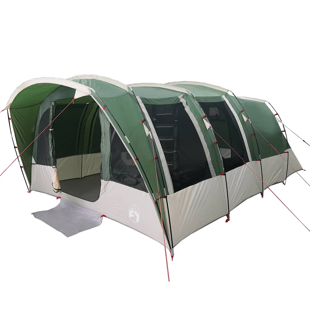 Tente familiale tunnel 8 personnes vert imperméable Tentes vidaXL