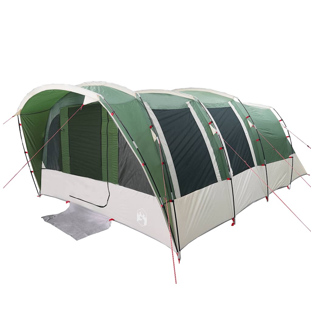 Tente familiale tunnel 8 personnes vert imperméable Tentes vidaXL