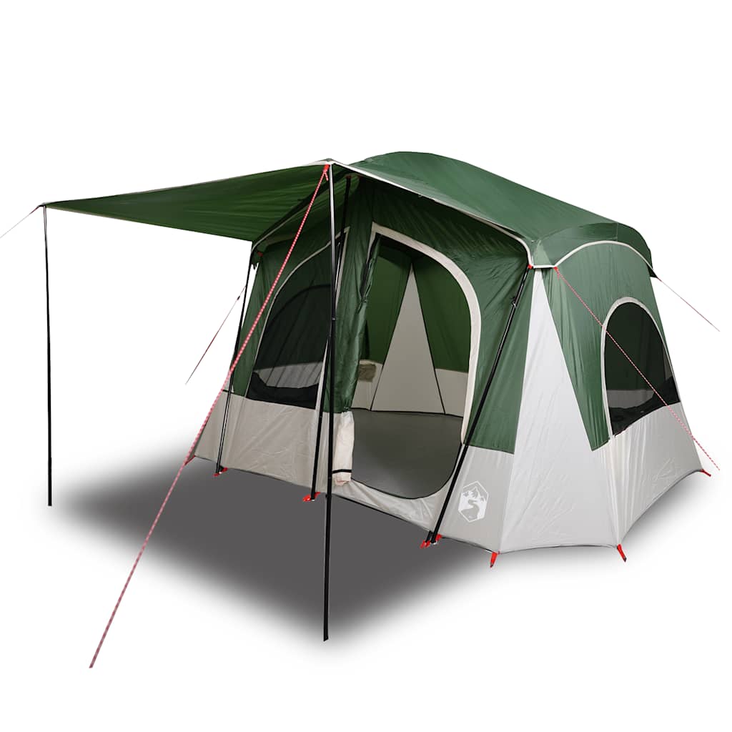Tente de camping de cabine 5 personnes vert imperméable Tentes vidaXL
