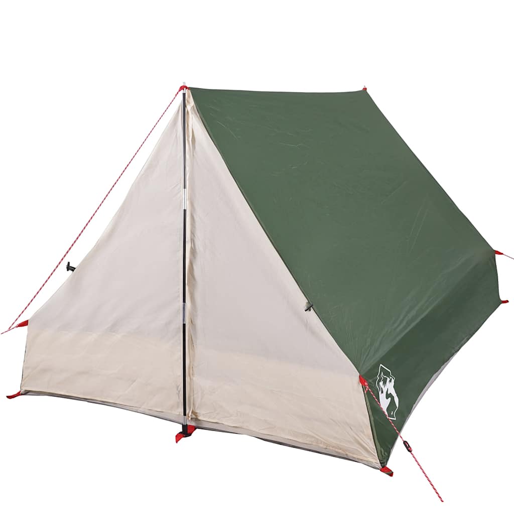 Tente de camping en forme de A 2 personne vert imperméable Tentes vidaXL