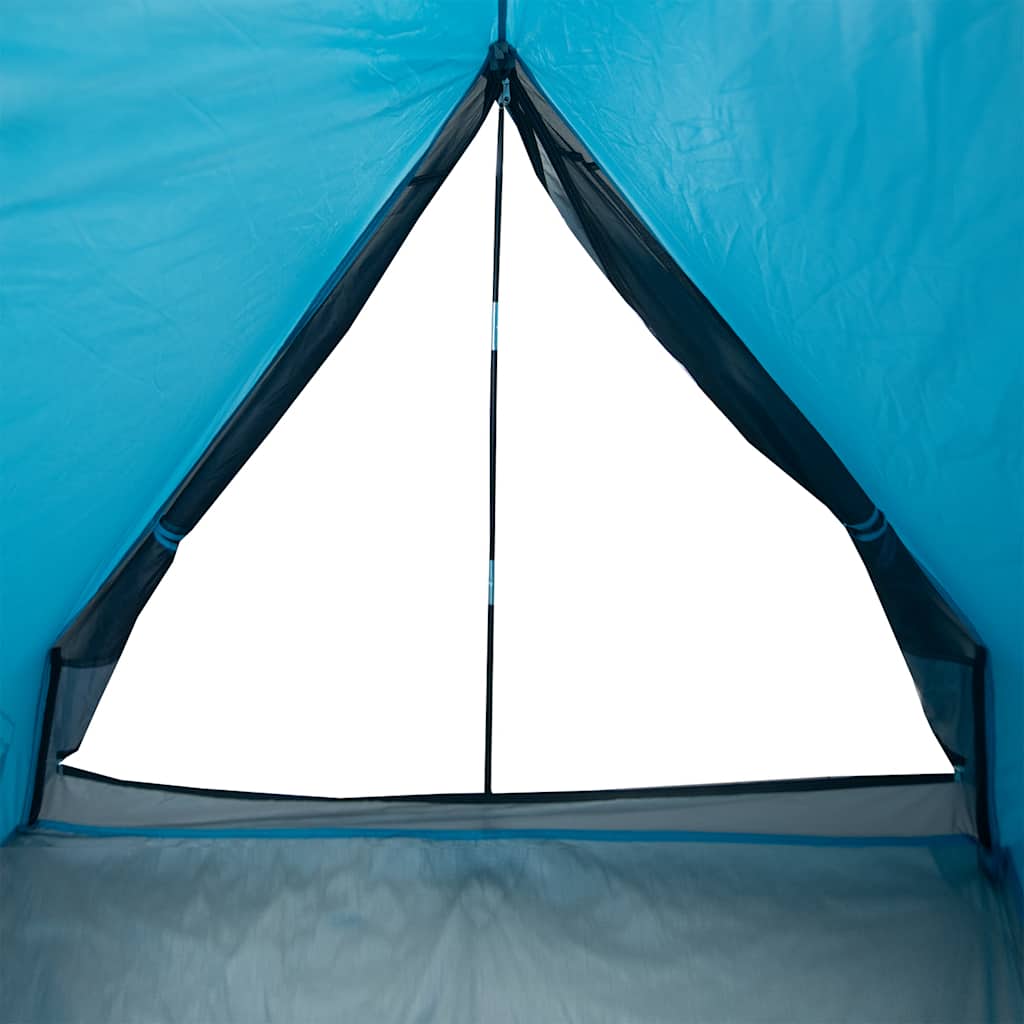 Tente de camping en forme de A 2 personnes bleu imperméable Tentes vidaXL