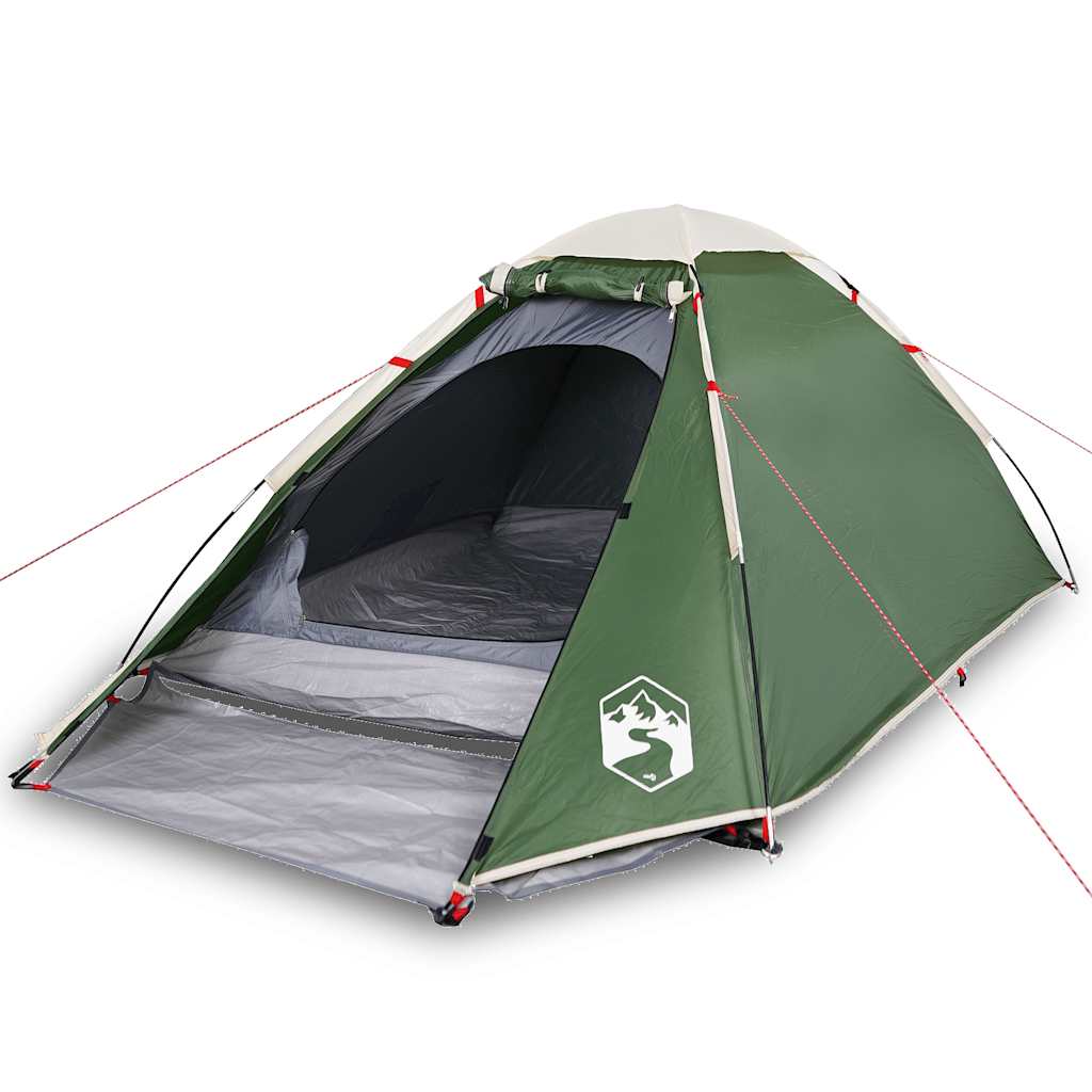 Tente de camping à dôme 4 personnes vert imperméable Tentes vidaXL