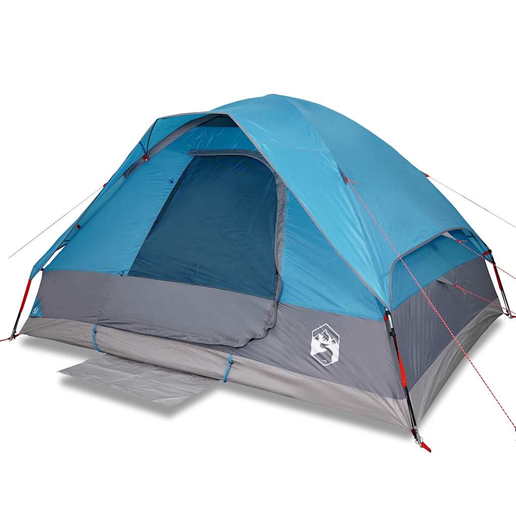Tente de camping à dôme 2 personnes bleu imperméable Tentes vidaXL