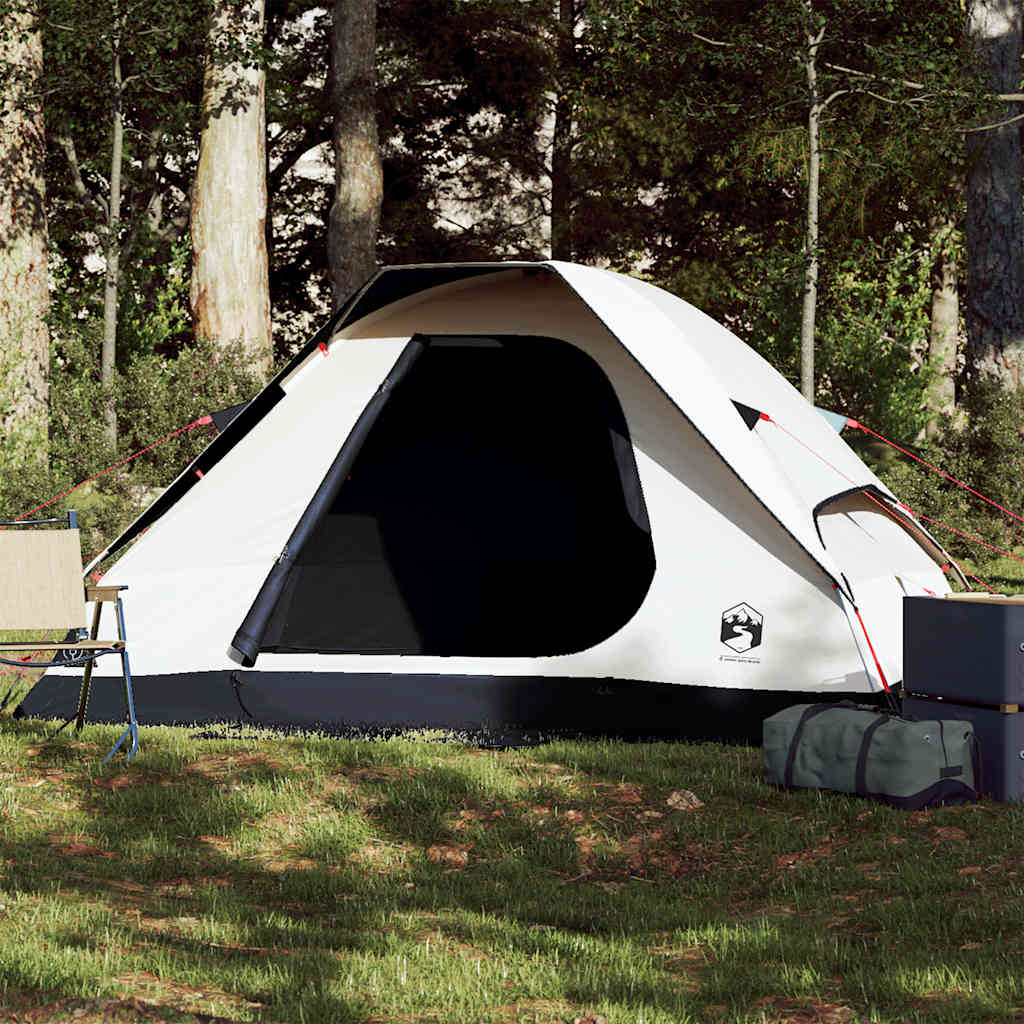 Tente de camping à dôme 2 personnes tissu occultant imperméable Tentes vidaXL