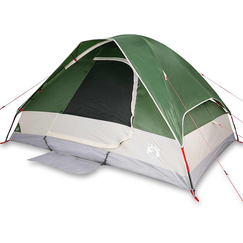 Tente de camping à dôme 4 personnes vert imperméable Tentes vidaXL