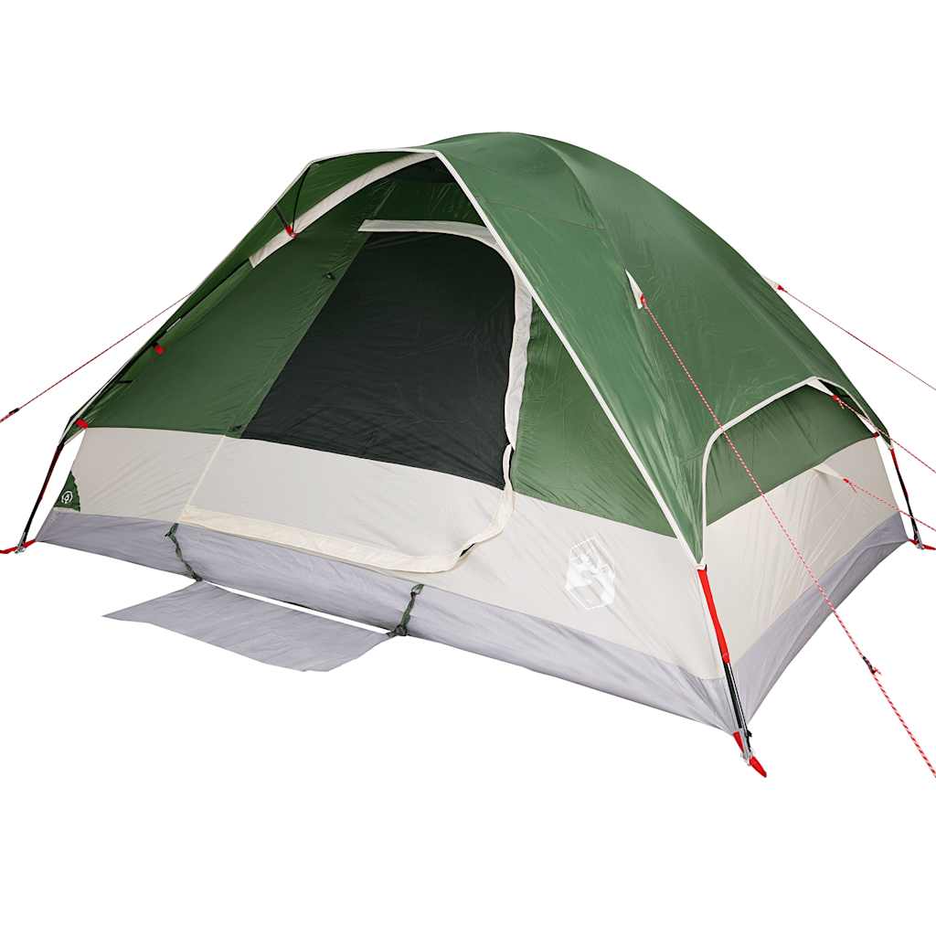 Tente de camping à dôme 4 personnes vert imperméable Tentes vidaXL