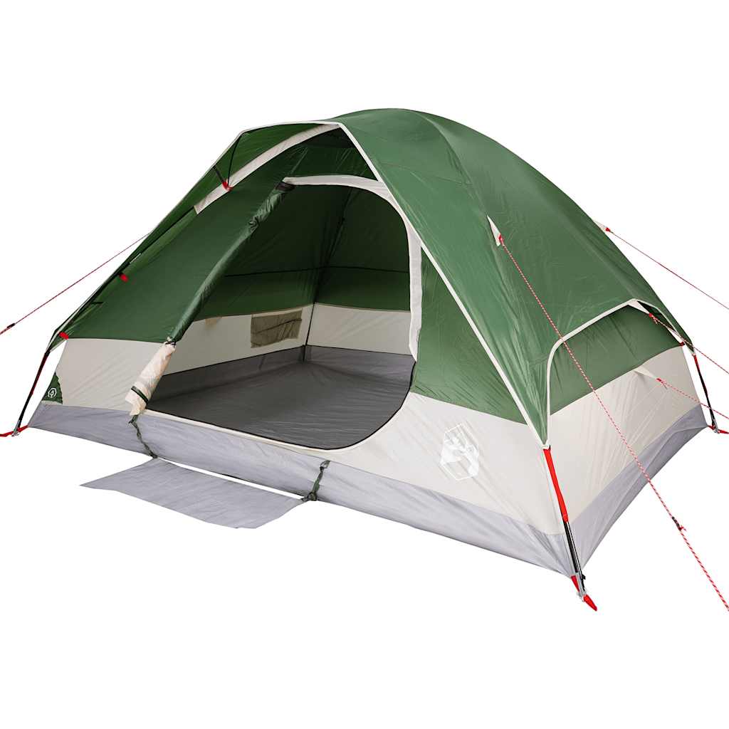 Tente de camping à dôme 4 personnes vert imperméable Tentes vidaXL