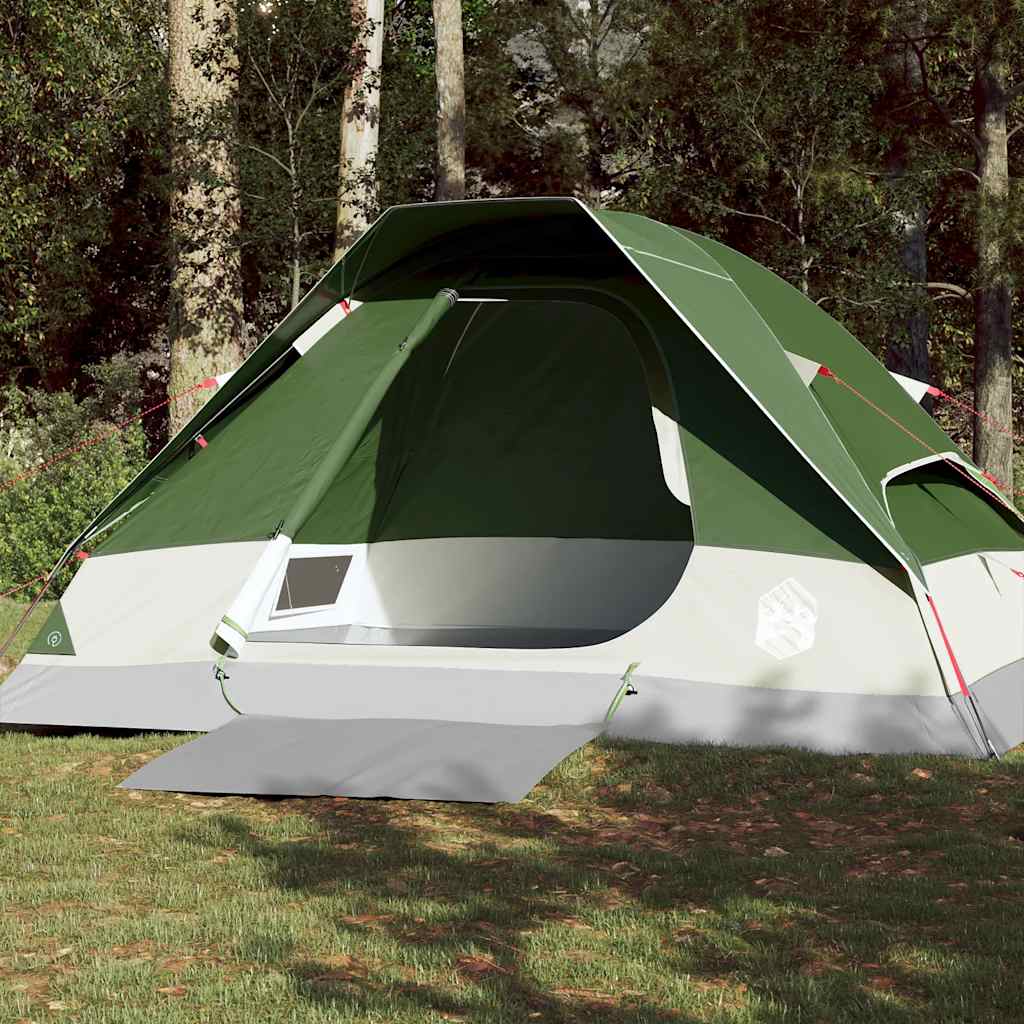 Tente de camping à dôme 4 personnes vert imperméable Tentes vidaXL