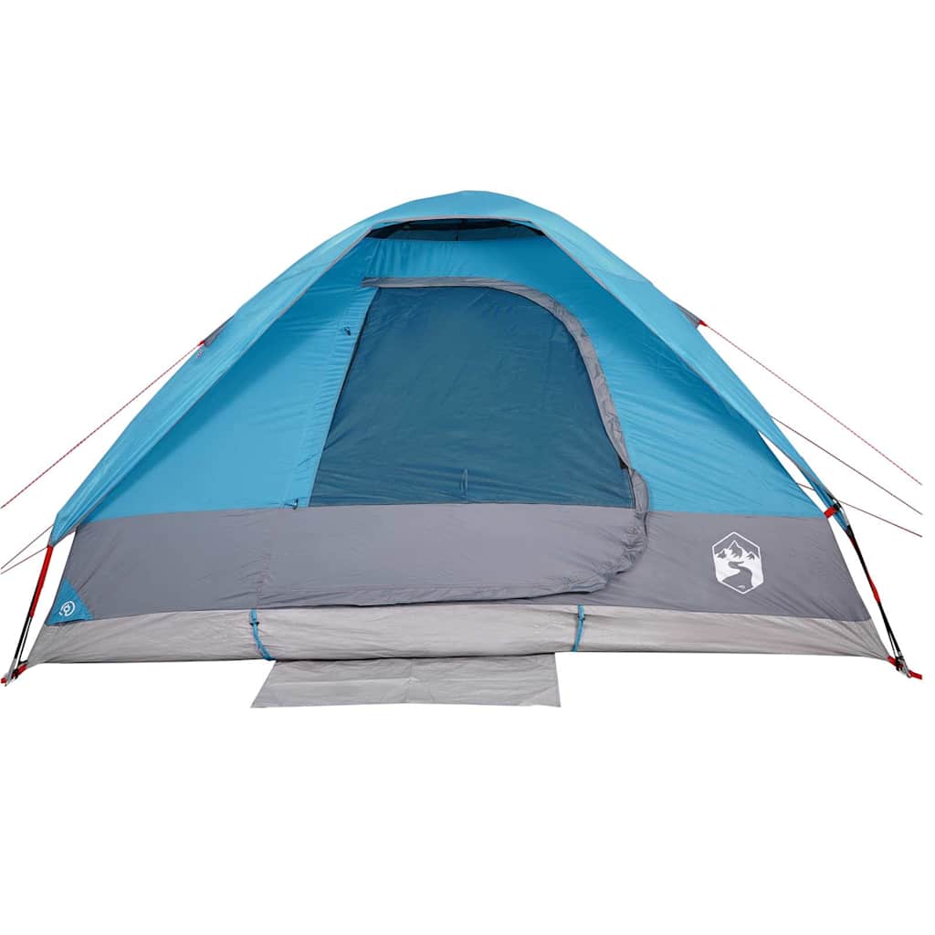 Tente de camping à dôme 4 personnes bleu imperméable Tentes vidaXL