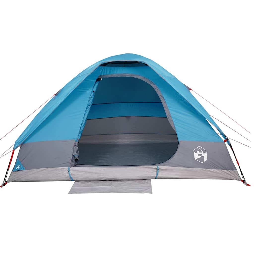 Tente de camping à dôme 4 personnes bleu imperméable Tentes vidaXL