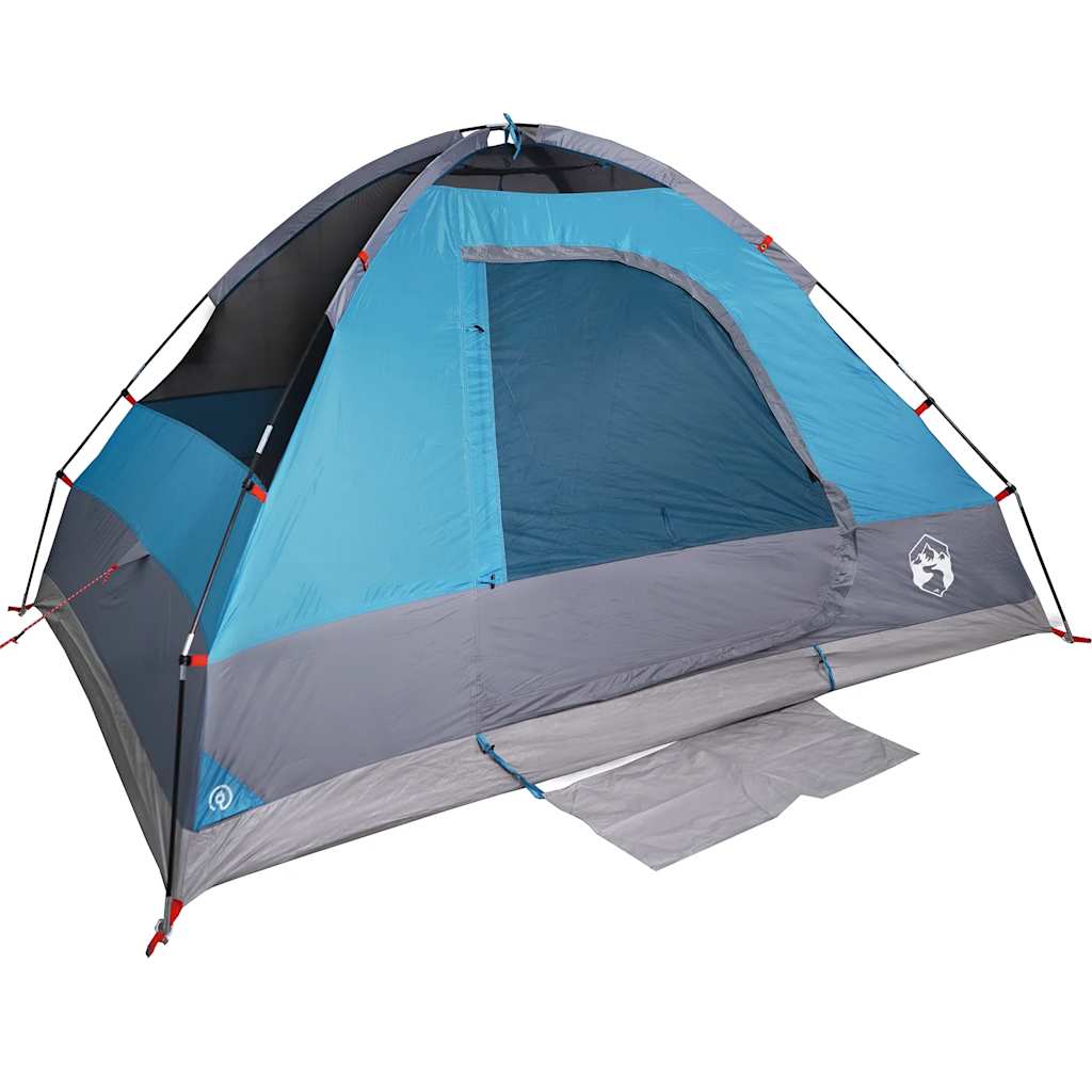 Tente de camping à dôme 4 personnes bleu imperméable Tentes vidaXL