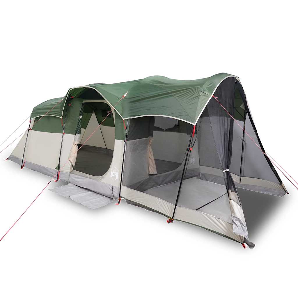 Tente familiale tunnel 8 personnes vert imperméable Tentes vidaXL