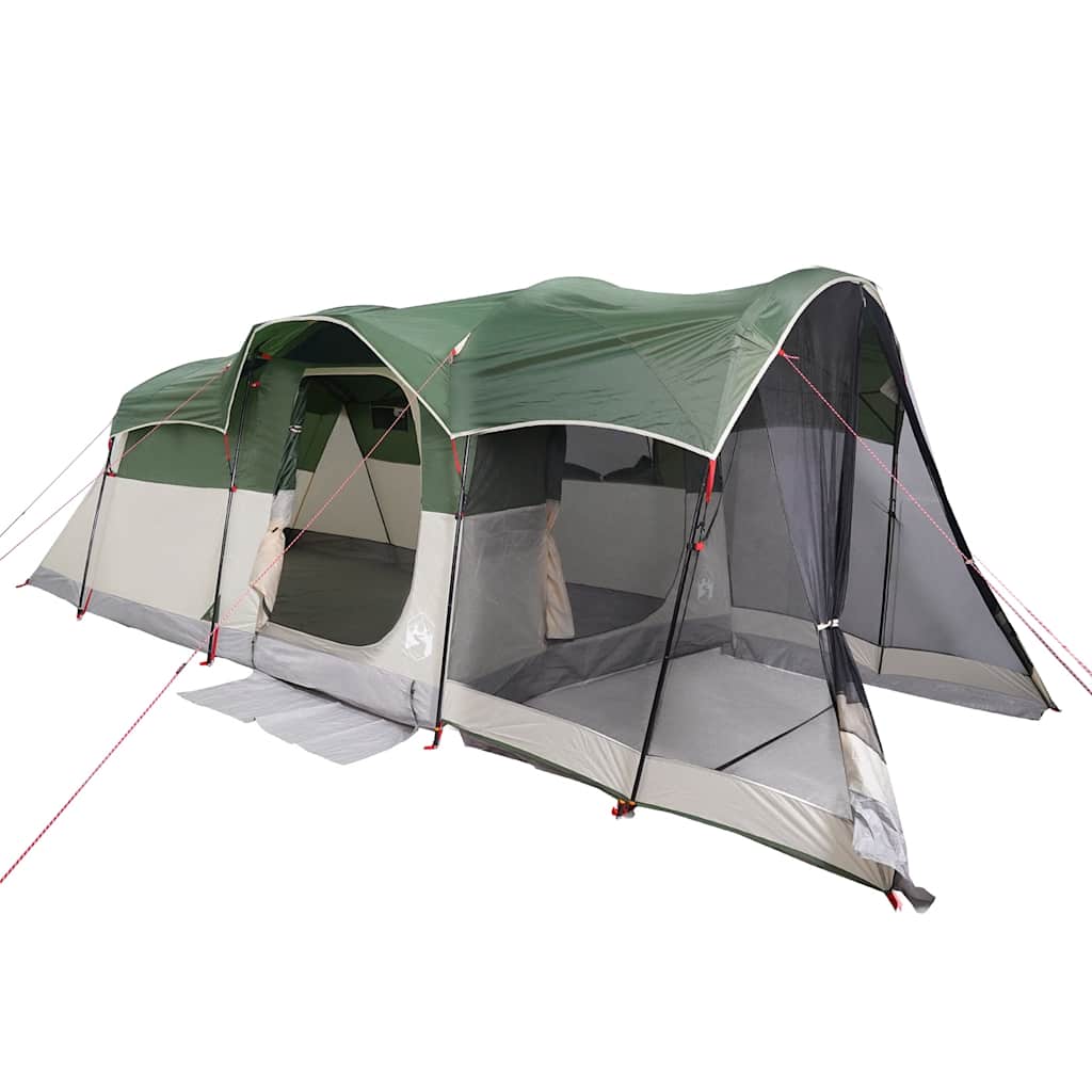 Tente familiale tunnel 8 personnes vert imperméable Tentes vidaXL