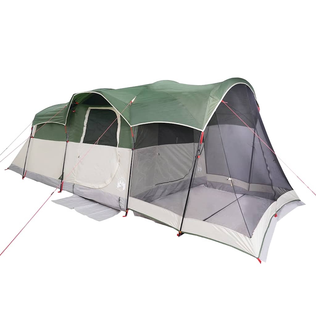 Tente familiale tunnel 8 personnes vert imperméable Tentes vidaXL