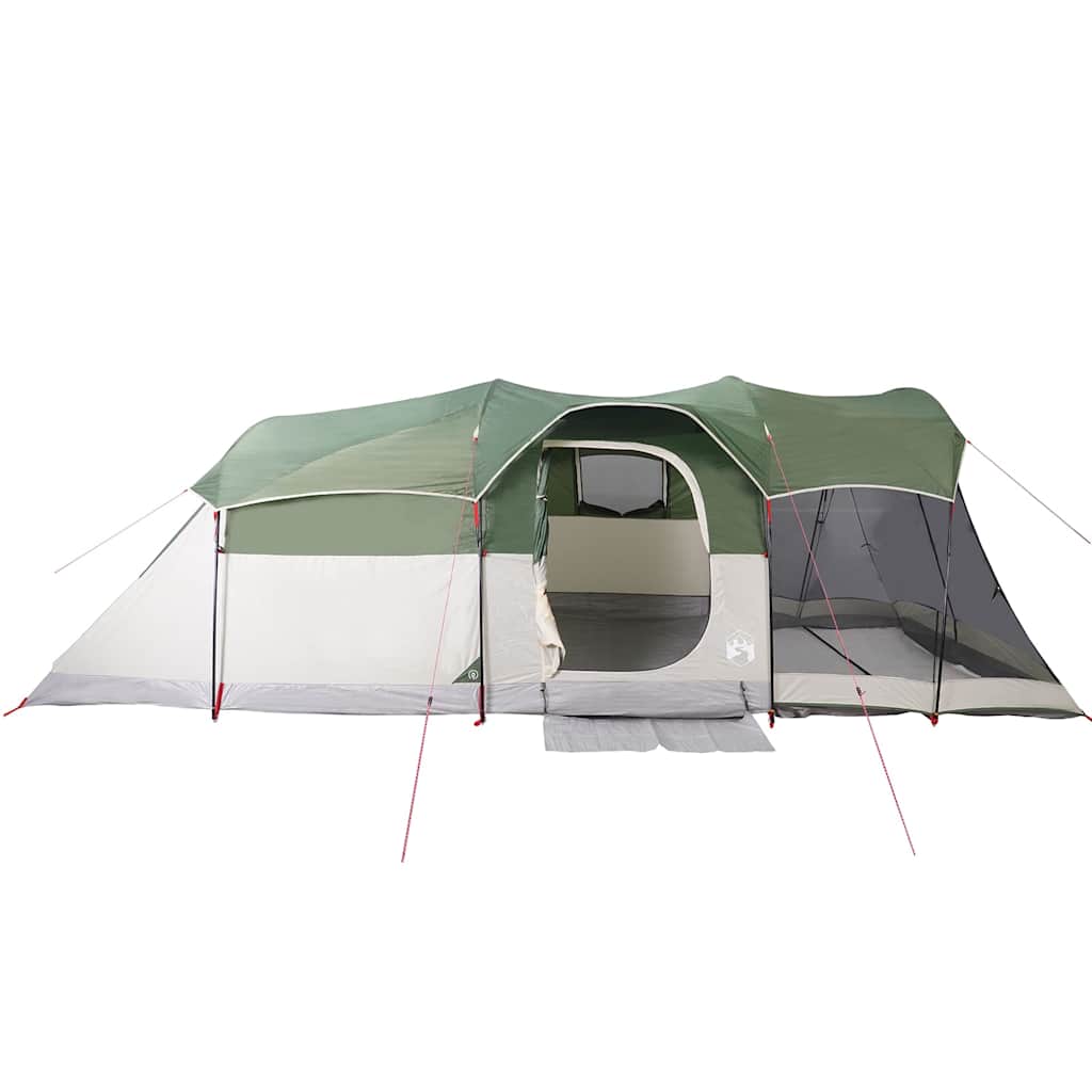 Tente familiale tunnel 8 personnes vert imperméable Tentes vidaXL