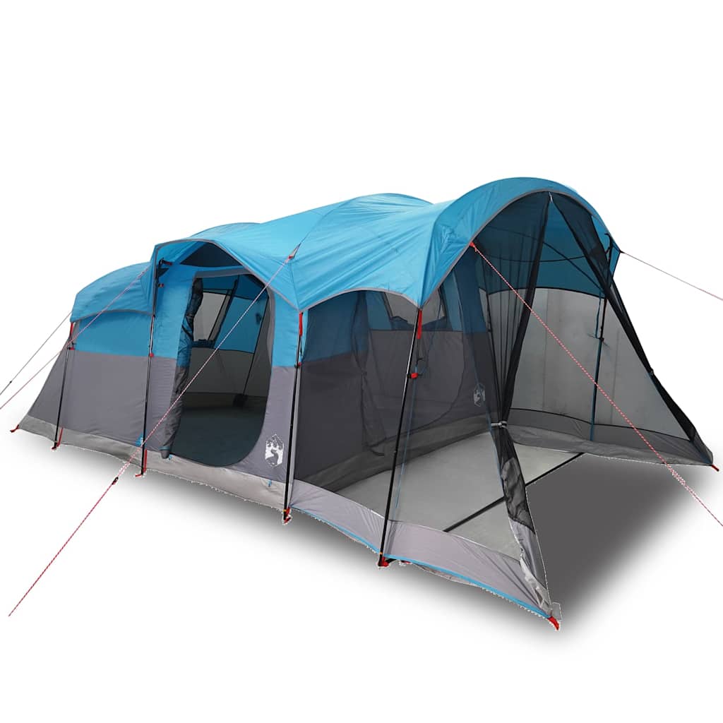 Tente familiale tunnel 8 personnes bleu imperméable Tentes vidaXL