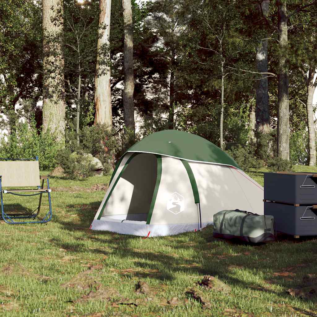 Tente de camping à dôme 1 personne vert imperméable Tentes vidaXL