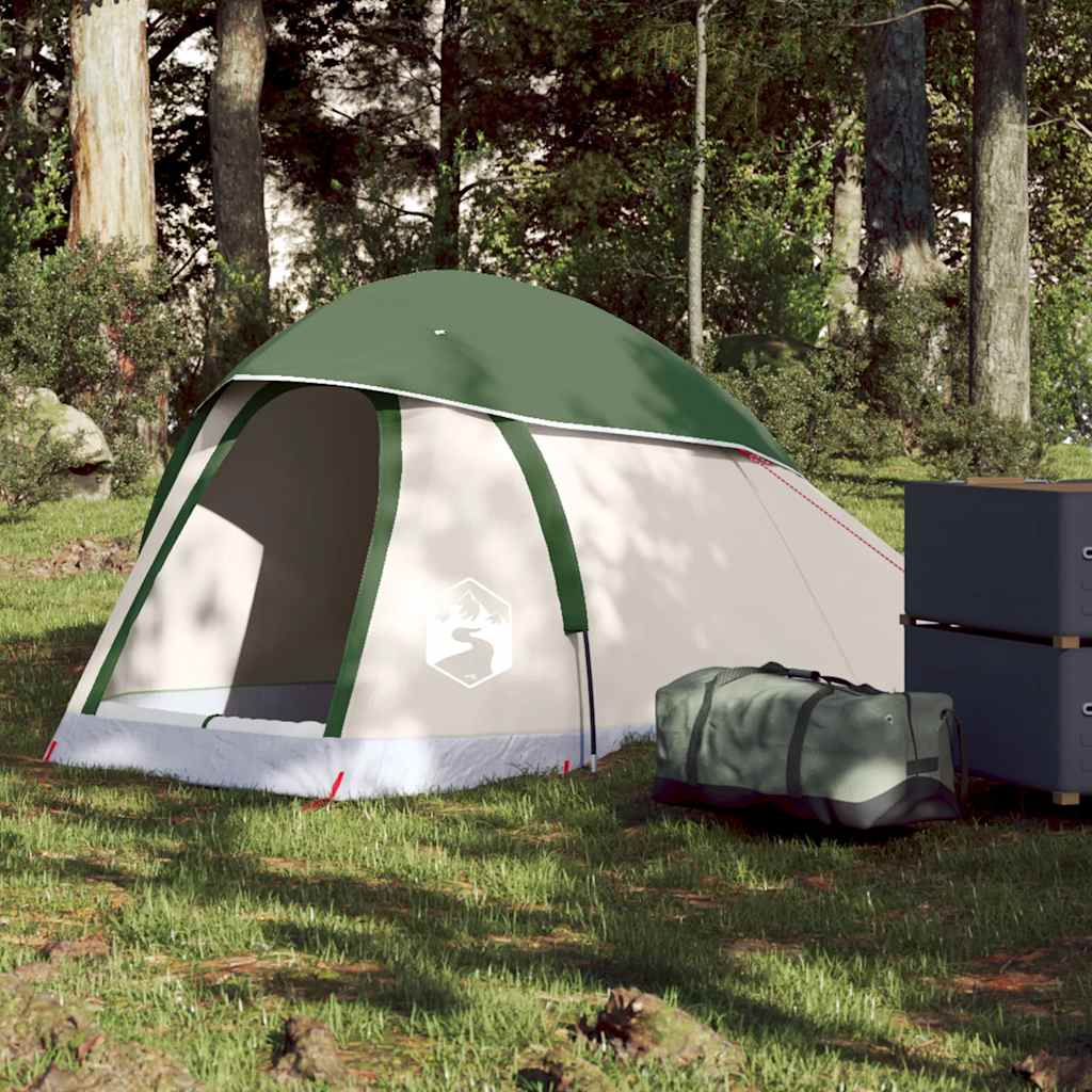 Tente de camping à dôme 1 personne vert imperméable Tentes vidaXL